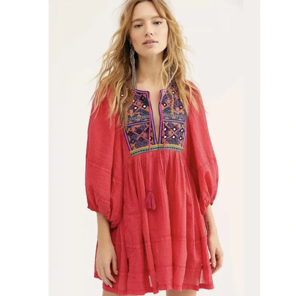 NWOT Free People Tangier Tunic Dress Size XS Z102-18